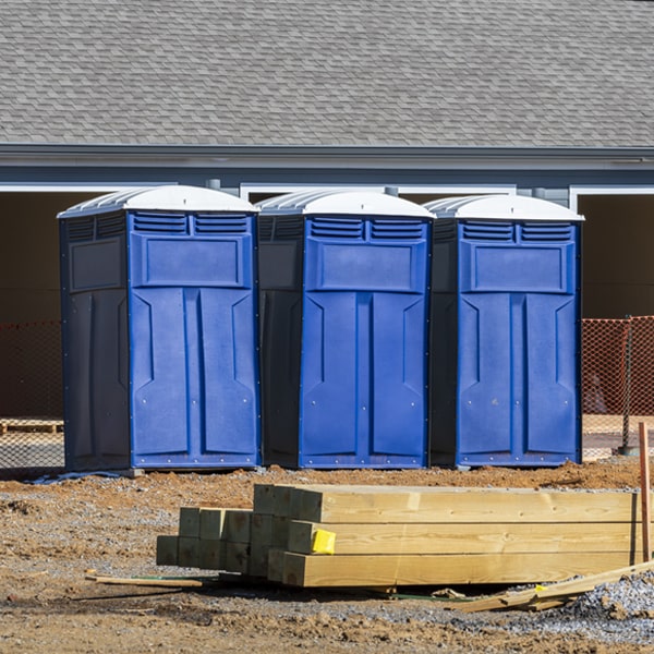 are there any restrictions on where i can place the porta potties during my rental period in Towanda Pennsylvania